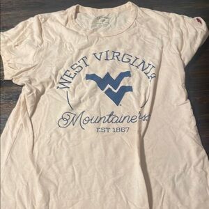 League Cream T-Shirt with Green and Blue Accents